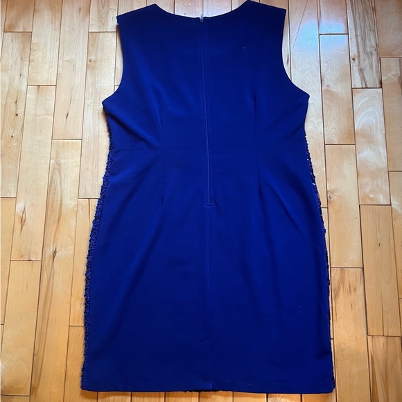 NWOT-Tribal~Dress~Sleeveless-Size 14~Jewel Blue~Sequins - Picture 2 of 8